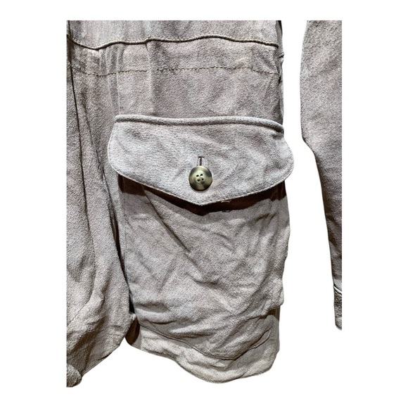 Mens Vintage Altier Suede Waist Length Four Pocket Jacket - Picture 2 of 7